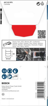 Bosch PRO AIZ 32 RT5 Multitool-Klinge 2,5 x 32 mm.