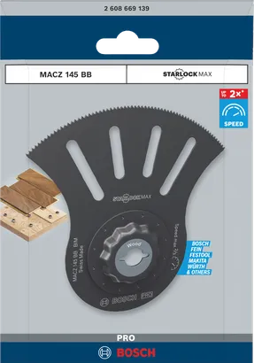 Bosch PRO MACZ 145 BB Multitool-Klinge 100×50 mm.