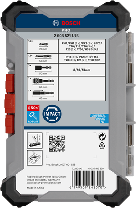 Bosch PRO Impact Schraubendreher-Bitsatz 33-tlg.