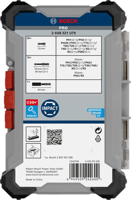 Bosch PRO Impact Schrauberbit-Set 44-tlg.