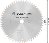 Bosch PRO Aluminium-Kreissägeblatt für Akku-Sägen.