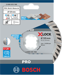 Bosch PRO Multimaterial-Diamantscheibe 125 mm X-Lock.