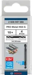 Bosch PRO Metal HSS-G Doppelbohrer-Set 4 mm.