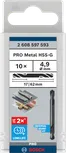 Bosch PRO Metal HSS-G Doppelbohrer-Set 4,9 mm.