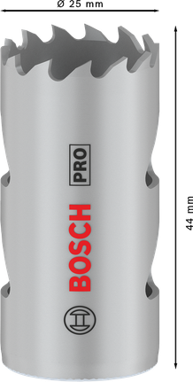 Bosch PRO Multimaterial-Lochsäge, 25 mm Gewinde.