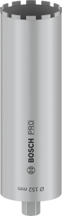 Bosch PRO Hohlbohrkrone nass 152 mm mit 12 Segmenten.