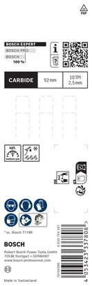 Bosch EXPERT Tough Metal T155HHM Stichsägeblatt 92mm 3-tlg.