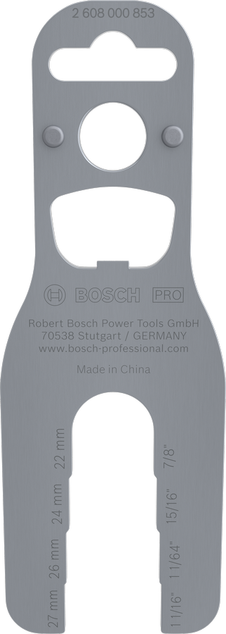 Bosch PRO Multischlüssel 22-27 mm für Werkzeugeinstellungen.