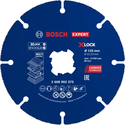 Bosch EXPERT Multi Material Hartmetall-Trennscheibe 125 mm.