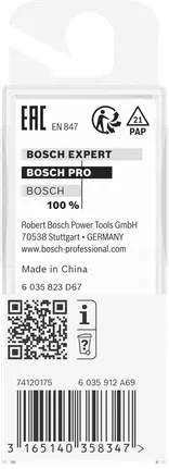 Bosch PRO Fräser gerade 10×25 mm 8 mm Schaft.