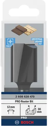 Bosch PRO Oberfräser 30×40 mm, Schaft 12 mm.