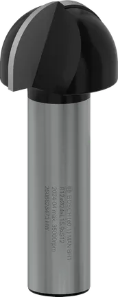 Bosch PRO Fräserkernbox, 12 mm Schaft für präzise Nuten.