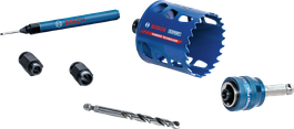 Bosch EXPERT Starter Kit mit Bohrlochmarker.