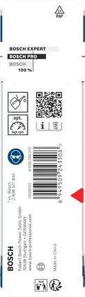 Bosch PRO Metall HSS-G Spiralbohrer 4x43x75 mm Verpackung.
