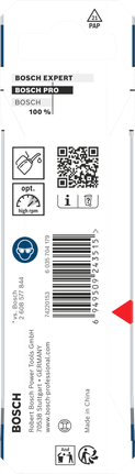 Bosch PRO Metall HSS-G Spiralbohrer 4,1x43x75 mm Verpackung.