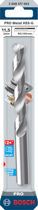 Bosch PRO Metal HSS-G 11,5 mm Spiralbohrer für Metall.