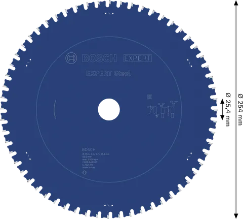 Bosch EXPERT Steel Kreissägeblatt 254mm T60.