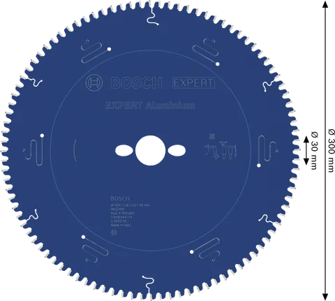Bosch EXPERT Aluminium-Kreissägeblatt, 300 mm Durchmesser.