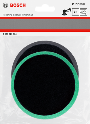 Bosch 77 mm Polierschwamm-Set 2-tlg.