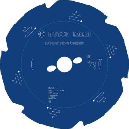 Bosch EXPERT Kreissägeblatt für Faserzement, 250 mm.