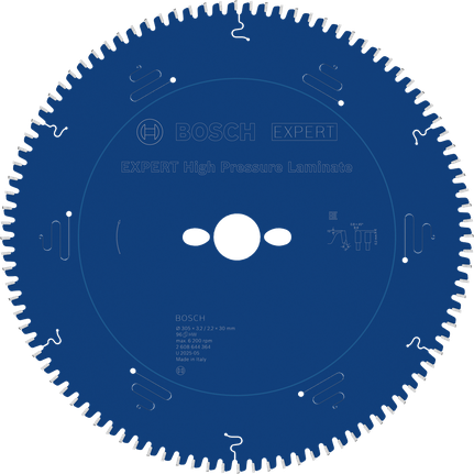 Bosch EXPERT Hochdrucklaminat-Kreissägeblatt, 305 mm.