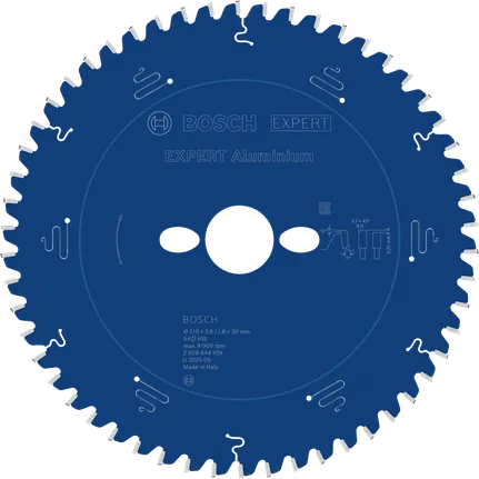 Bosch EXPERT Aluminium-Kreissägeblatt, 54 Zähne.