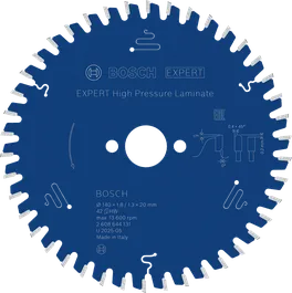Bosch EXPERT Hochdrucklaminat-Kreissägeblatt, 140 mm.