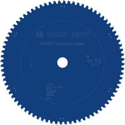 Bosch EXPERT Edelstahl-Kreissägeblatt, 80 Zähne.