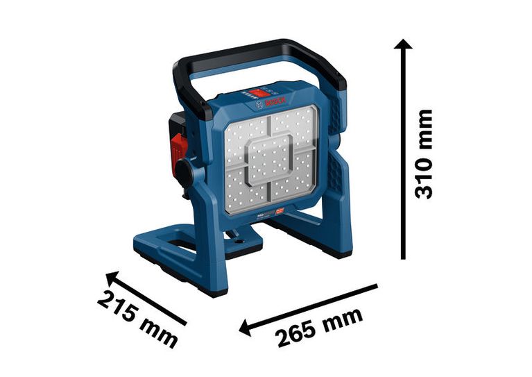 Bosch -Baustellenleuchte GLI18V-5000 von Bosch mit Griff.