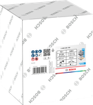Bosch X451 Fächerscheiben-Set 125 mm G40-120 Box.