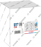 Bosch X451 Fächerscheiben-Set 125 mm, sortierte Körnungen, Box.