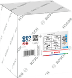 Bosch X451 Fächerscheiben-Set, 115 mm, 15-teilig, verschiedene Körnungen.