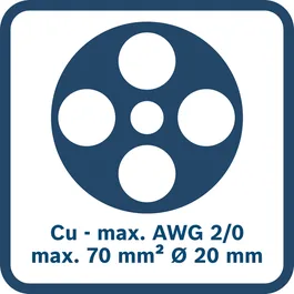 Kabelschere, maximal schneidbarer Draht