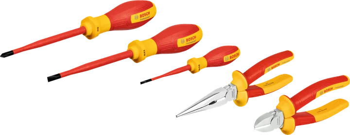 VDE Set mit verschiedenen Handwerkzeugen 5-teilig, Professional