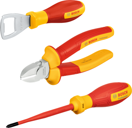Bosch Handwerkzeug-Mini-Set L-Boxx, 3-teilig.