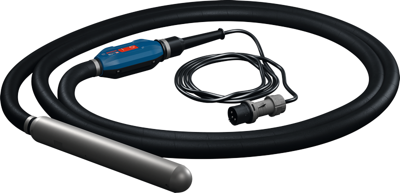 Bosch GDI59-500 Betonrüttler mit flexiblem Schlauch.