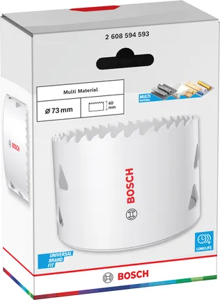 Bosch Multimaterial-Gewindelochsäge 73 x 40 mm.
