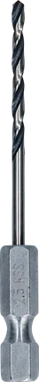 Bosch HSS Metallspiralbohrer 2,5 mm mit HEX-Schaft.