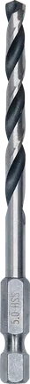 Bosch Metall-HSS-Spiralbohrer, 5 mm Sechskantschaft.