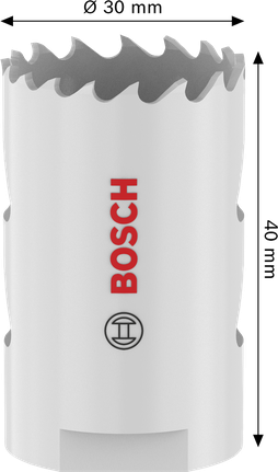 Bosch Multimaterial-Gewindelochsäge 30 x 40 mm.