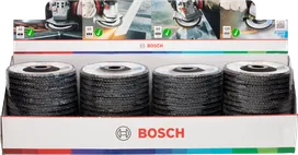 Bosch X451 Fächerscheiben-Set 115 mm, verschiedene Körnungen.