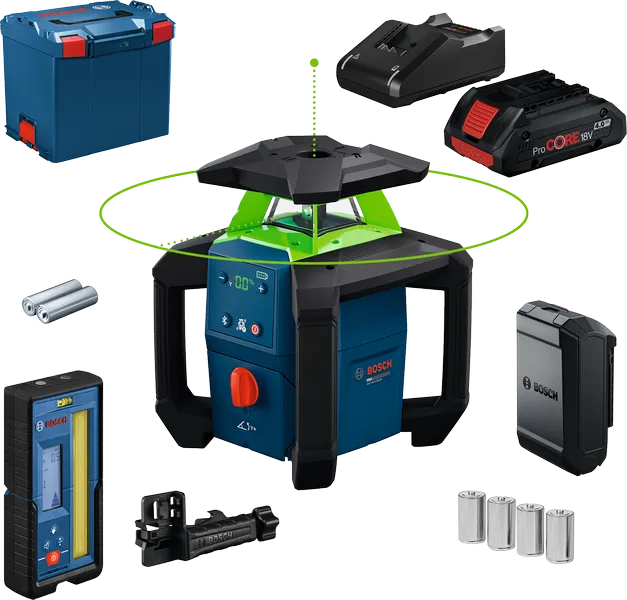 Bosch GRL 18V-4-34 CVG Laser-Nivellierwerkzeugsatz.