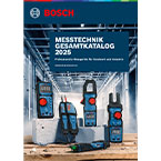 Bosch Professional Messgeräte auf einem Holzboden im Bauumfeld angeordnet.