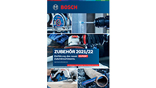 Bosch Professional Katalog mit Werkzeugen und Zubehör in mehreren Bildern.