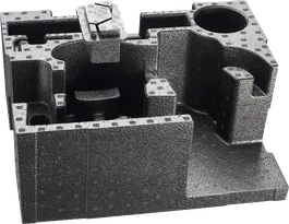 Bosch værktøjskuffert med skumindsats til organiseret opbevaring.