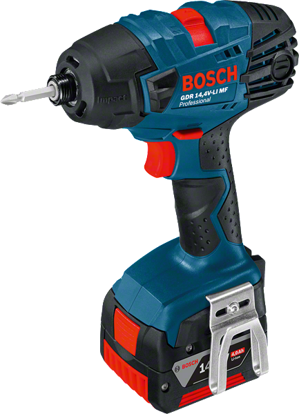 Bosch GDR 14,4 V-LI MF akku-slagnøgle, 150 Nm drejningsmoment.