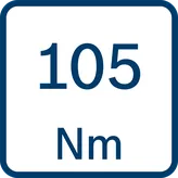 Bosch GDR 12V-105 batteridrevet slagnøgle.