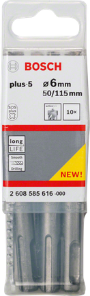 Bosch SDS plus-5 hammerboresæt 6 mm.
