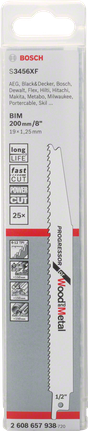 Bosch S3456XF bajonetsavklinge til træ og metal.