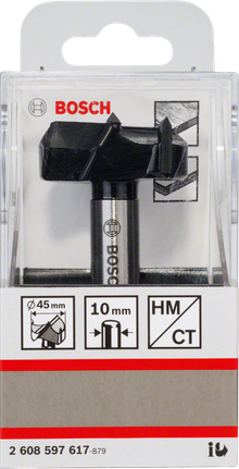Bosch 45 mm Forstner-bor til ren træskæring.